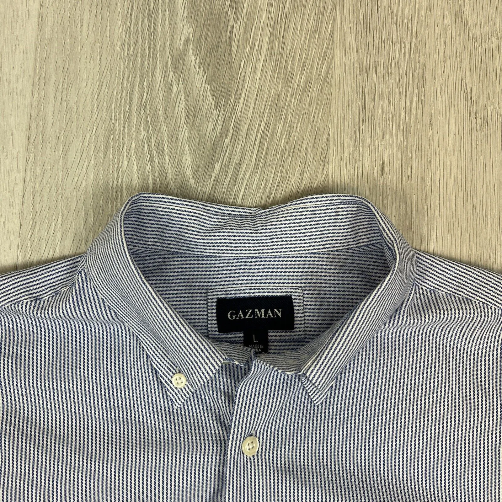 Gazman Mens Long Sleeve Button Up Shirt Size Large (2 x Shirts)