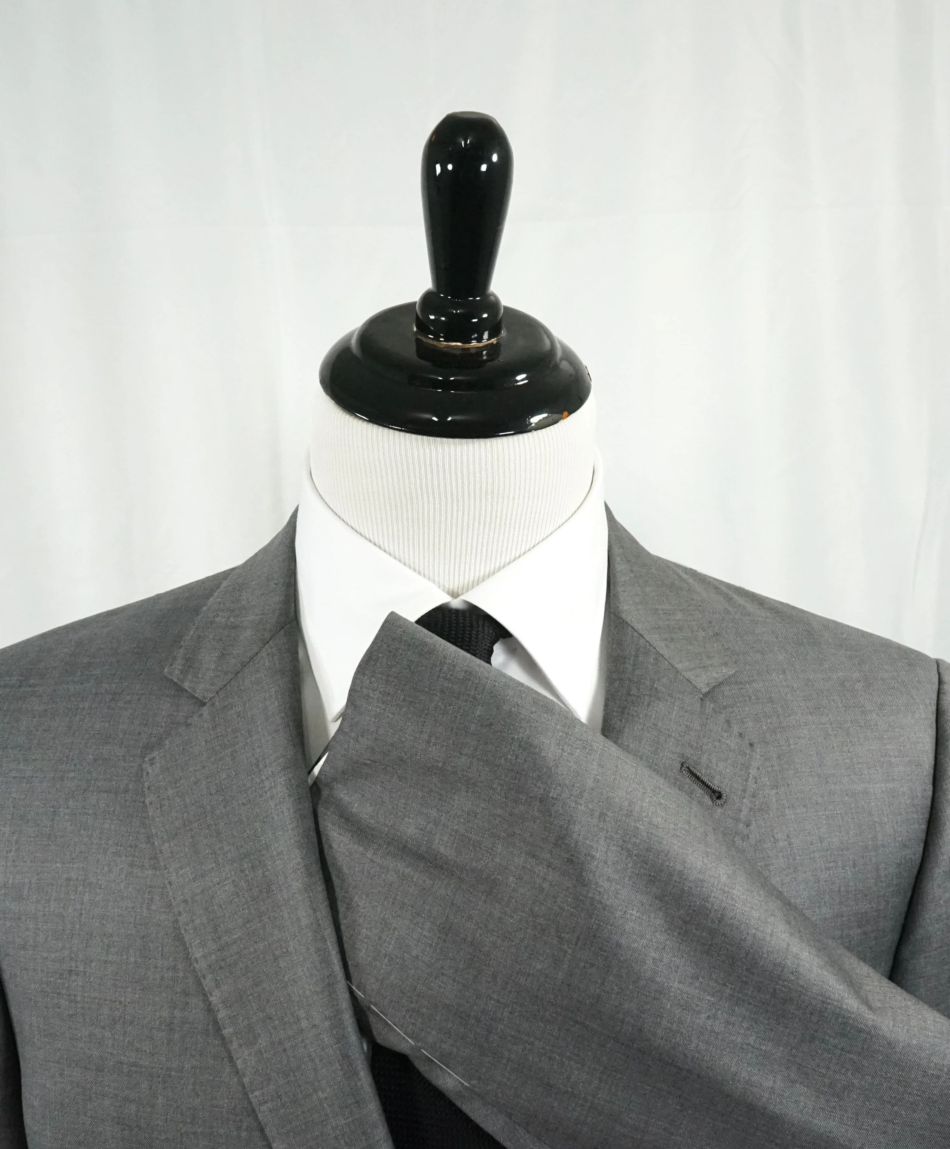 GIORGIO ARMANI- “Wall Street” Gray Wool & Cashmere Gray Suit - 44R