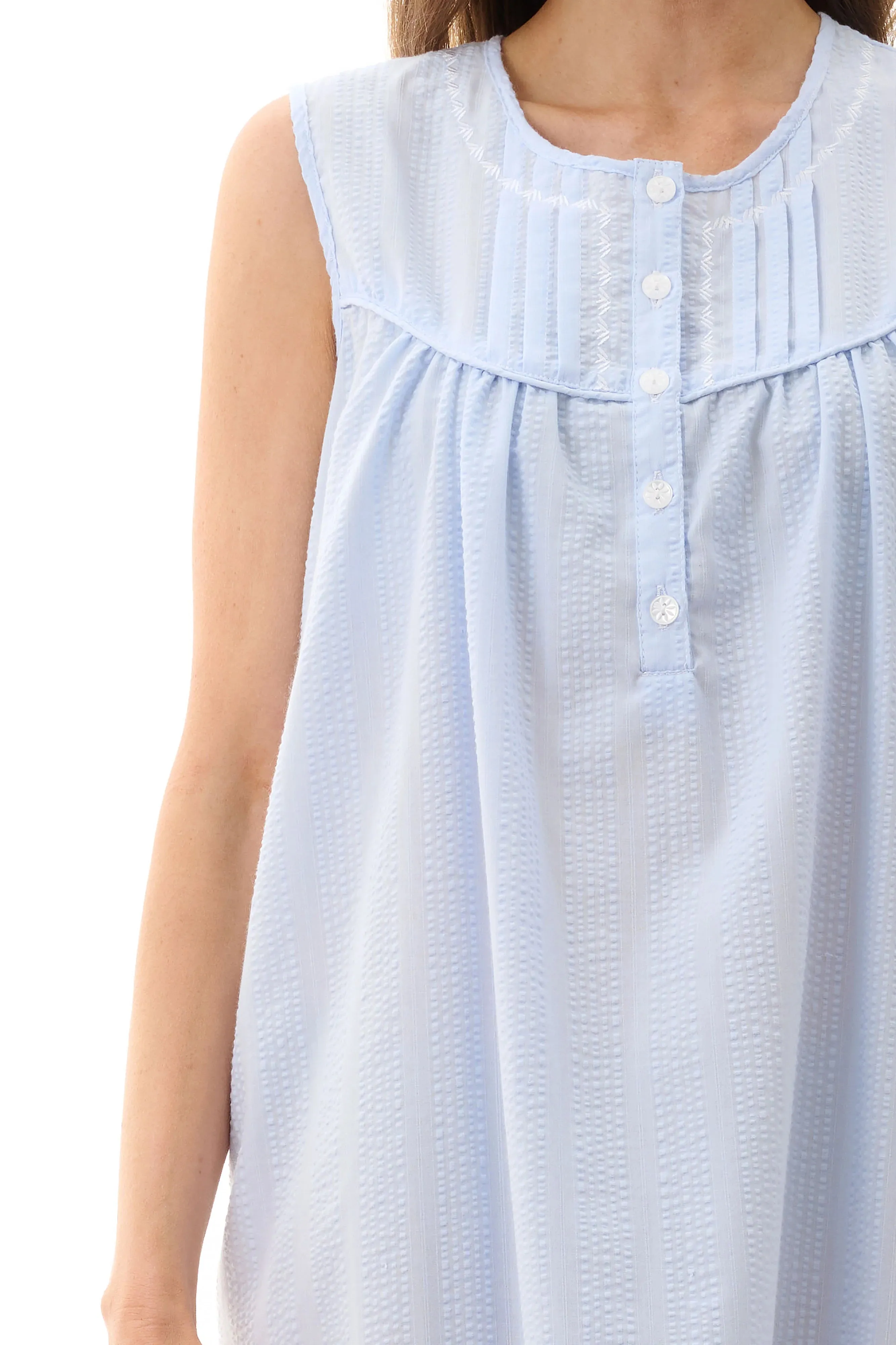Givoni seersucker nightie 4ck29