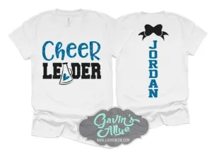Glitter Cheer Shirt | Cheer Tshirts | Cheerleading Shirts | Biggest Fan | Cheerleader Gift | Glitter Megaphone Shirt | Bella Canvas T-shirt