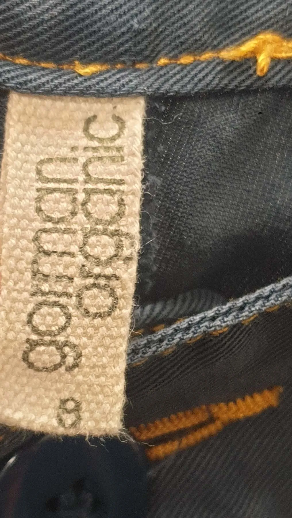 Gorman blue Tencel pants with front/back tie detail size 8