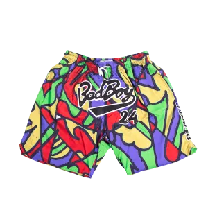 GRAFFITI BAD BOY BIGGIE BASKETBALL SHORTS