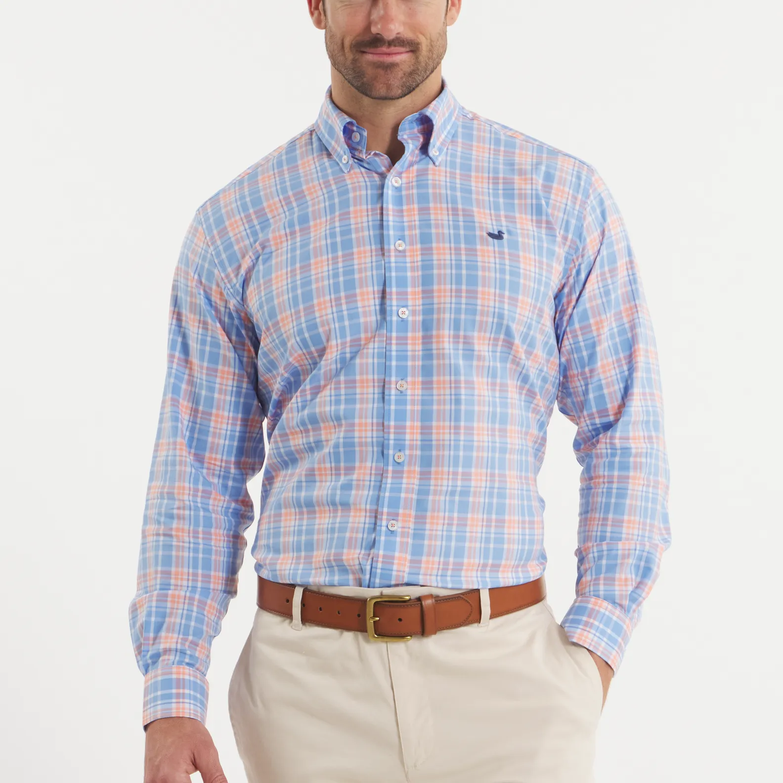 Grainger Performance Plaid Dress Shirt