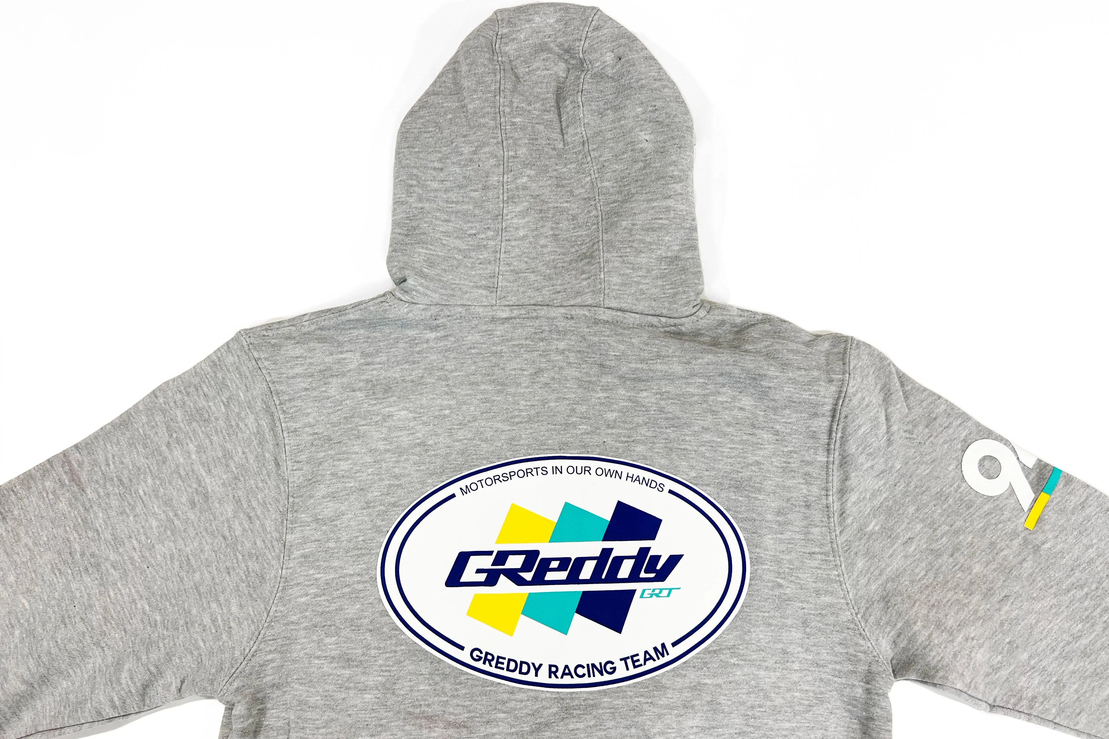 GReddy Racing Team Oval Logo Pullover Hood - Heather