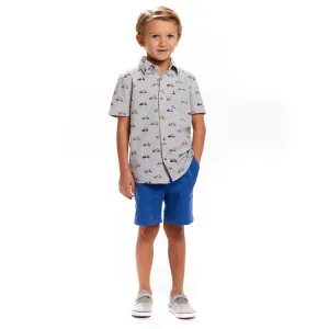 Grey Scooters Short Sleeve Shirt
