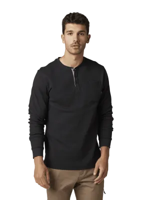 GRUNT WORK THERMAL HENLEY LONG SLEEVE TOP
