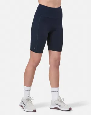 Gym Coffee Relentless 8" Bike Short (Womens) - Obsidian