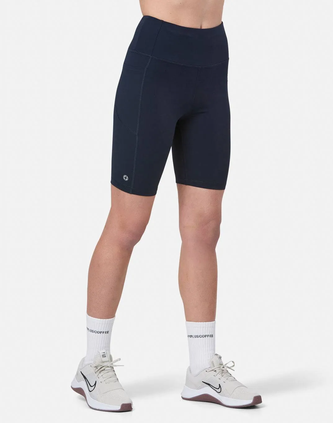 Gym Coffee Relentless 8" Bike Short (Womens) - Obsidian