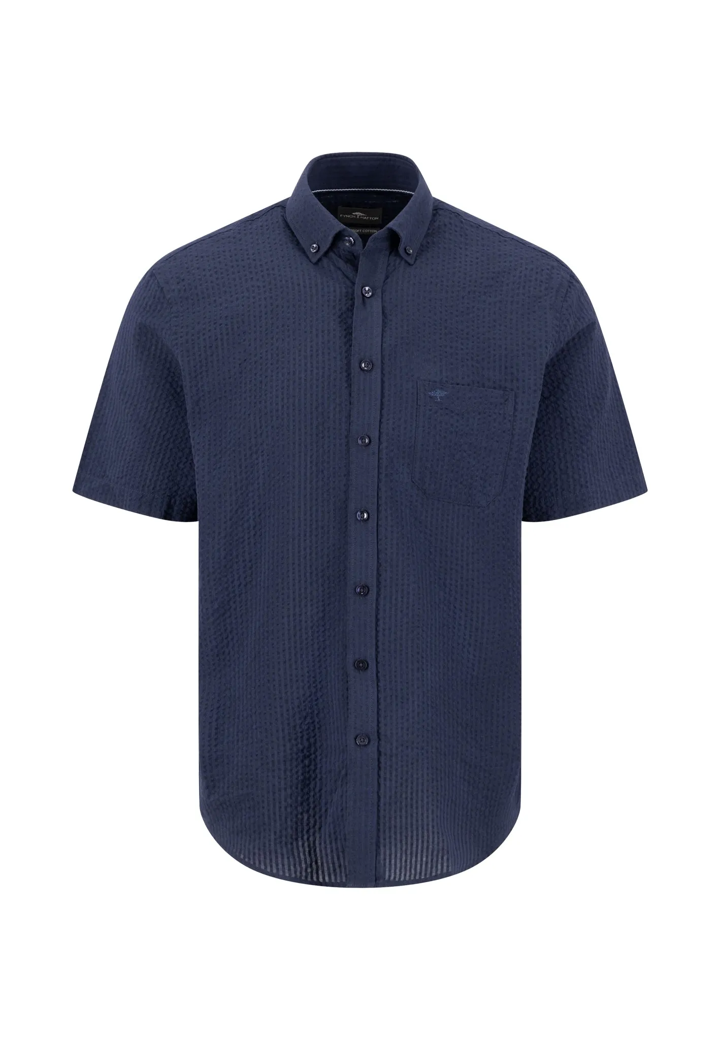 Halbarm-Hemd mit Button-Down-Kragen