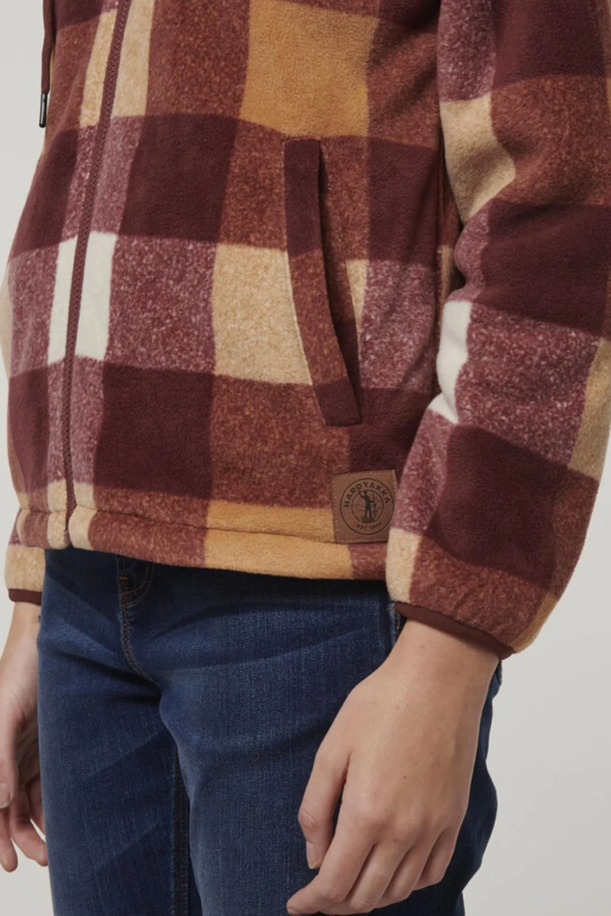 Hard Yakka Womens Check Zoodie