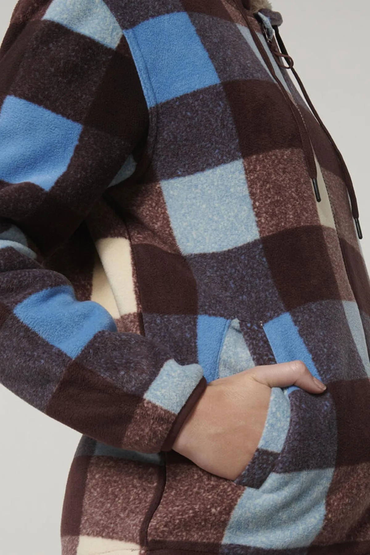 Hard Yakka Womens Check Zoodie