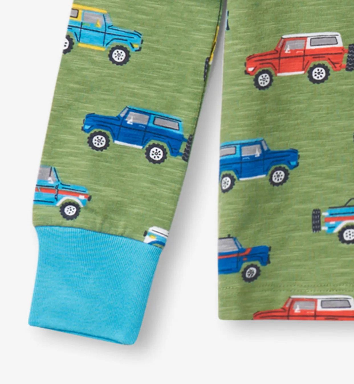 Hatley Boys “Off Roading” Print Pajamas Set: Size 2 to 8 Years