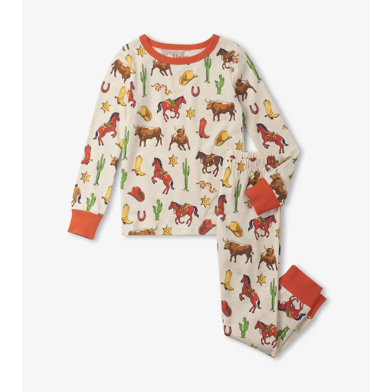 Hatley Vintage Rodeo Cotton Pajama Set