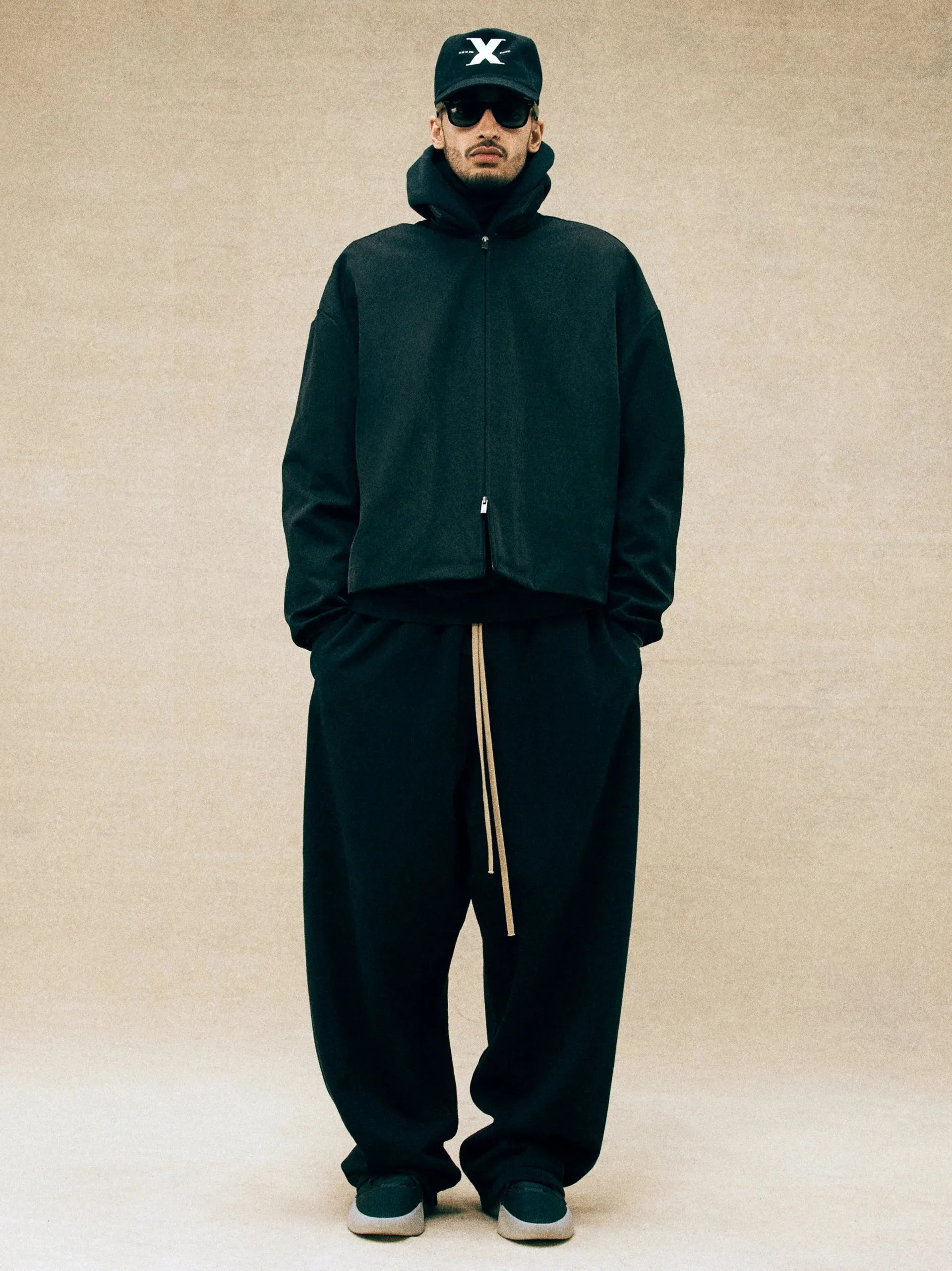 HEAVY FLEECE RELAXED SWEATPANT - MILITARY