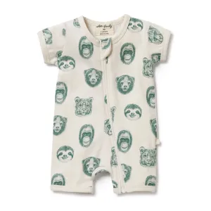 Hello Jungle Organic Boyleg Zipsuit