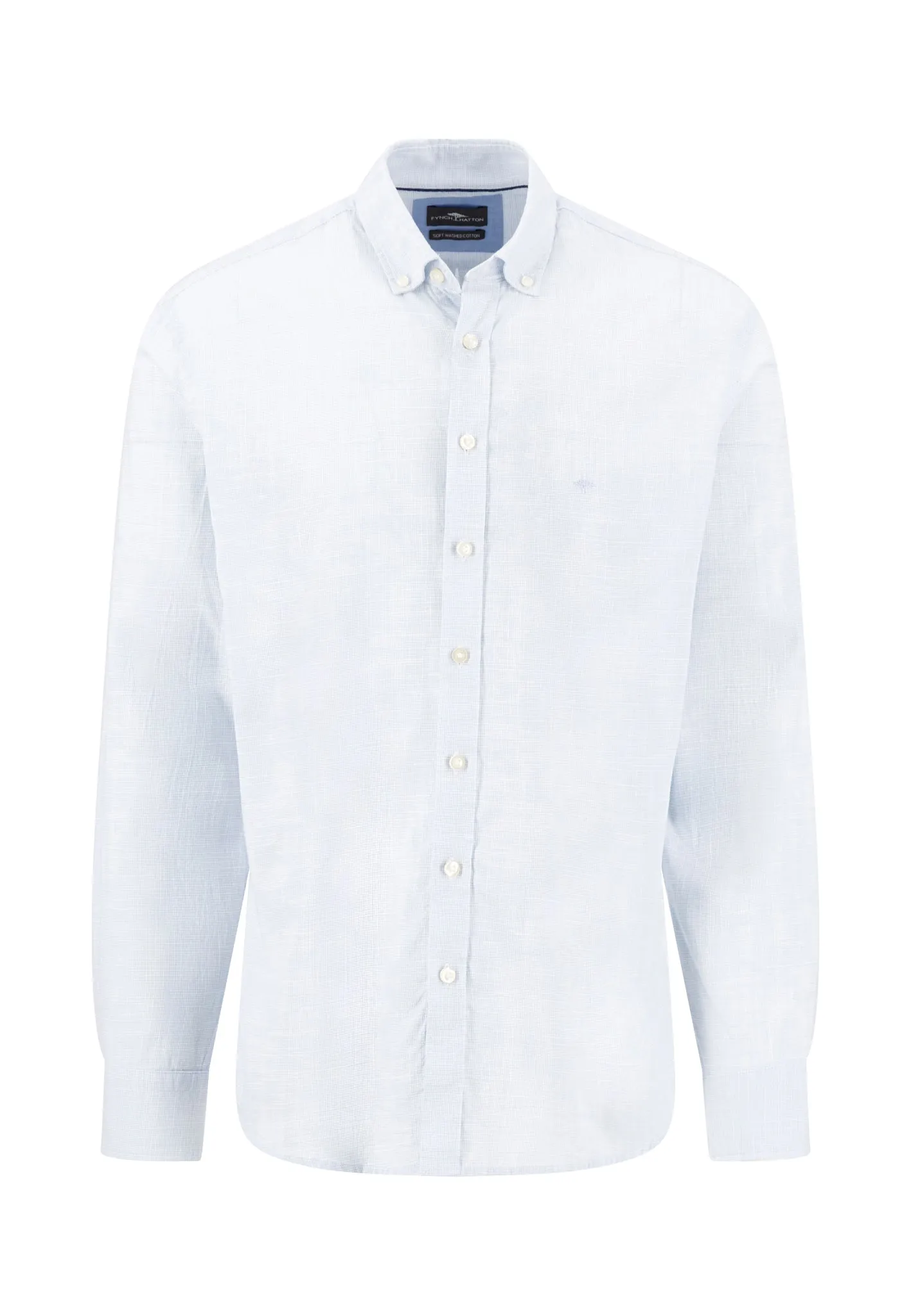 Hemd aus Baumwolle mit Button-Down-Kragen