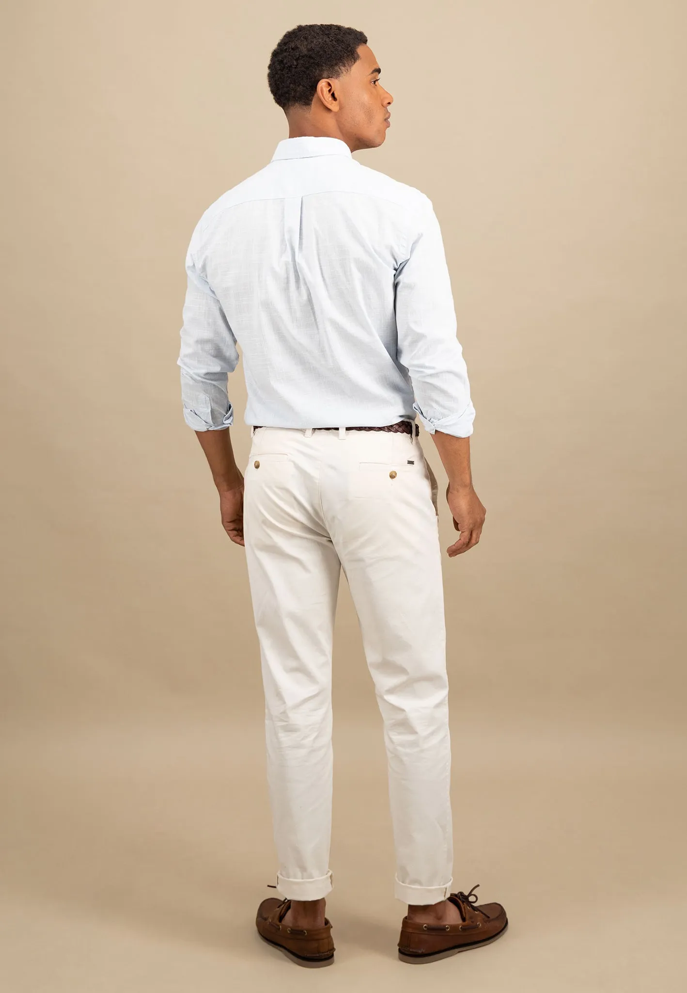Hemd aus Baumwolle mit Button-Down-Kragen