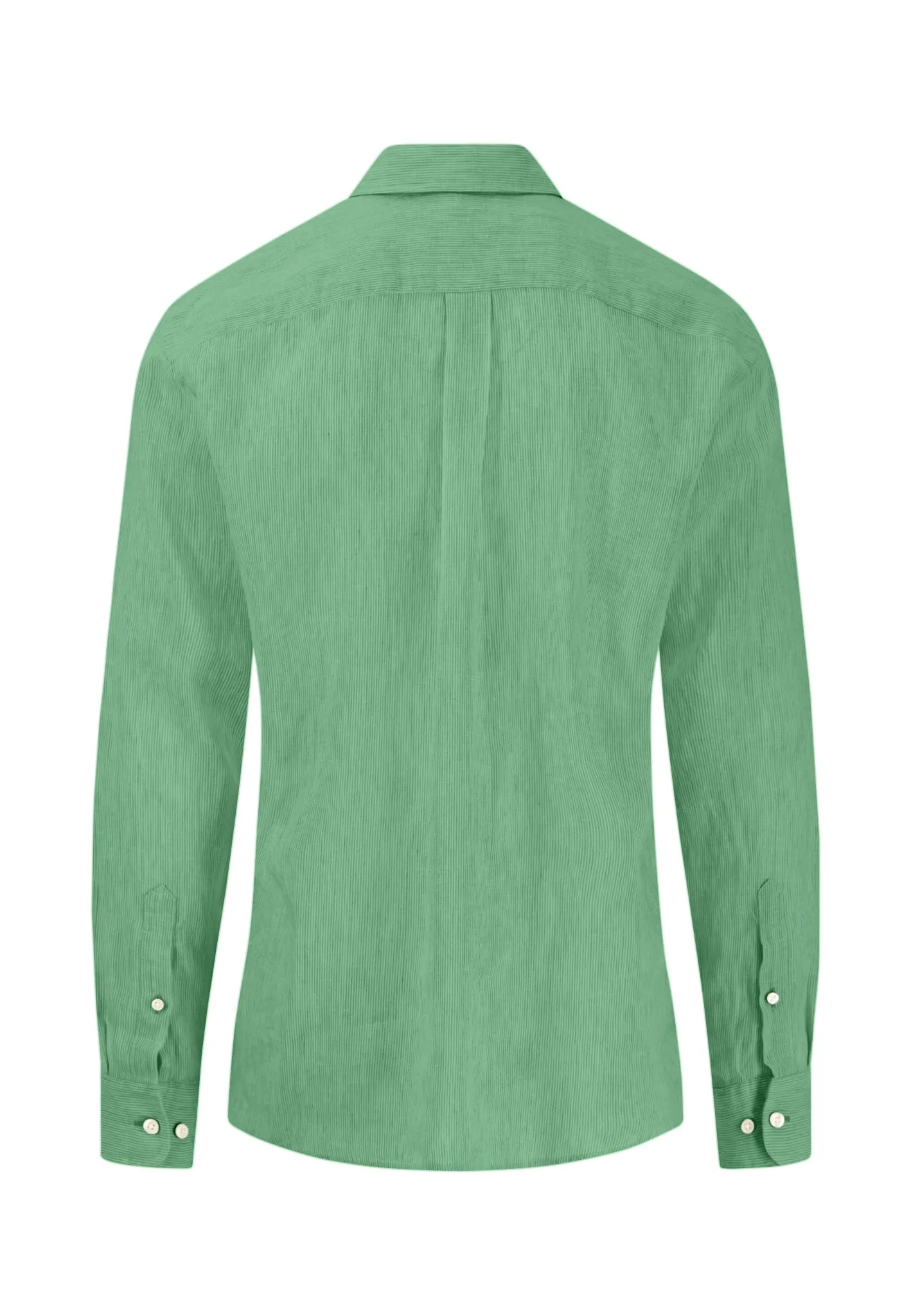Hemd aus Leinen mit Button-Down-Kragen