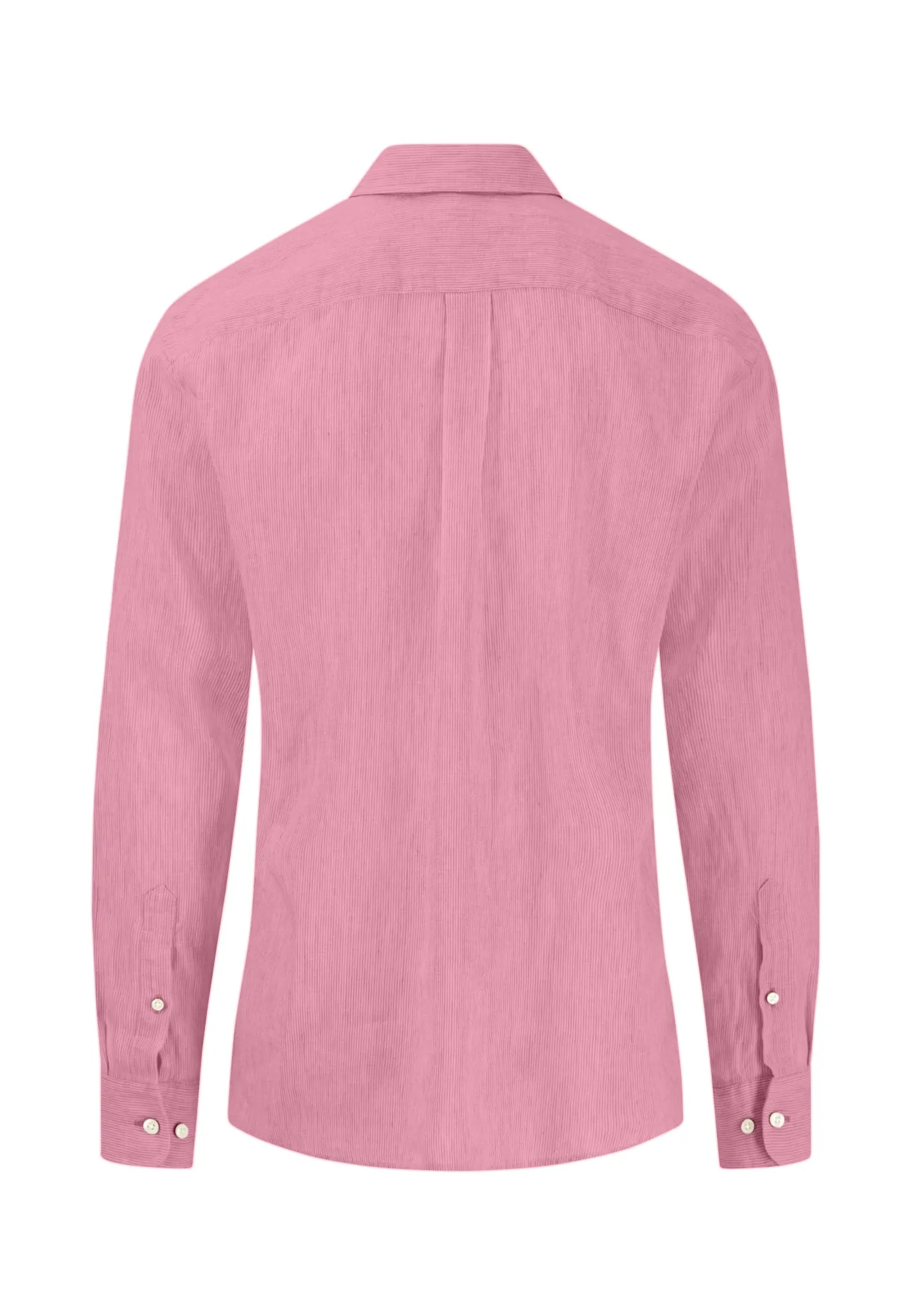 Hemd aus Leinen mit Button-Down-Kragen