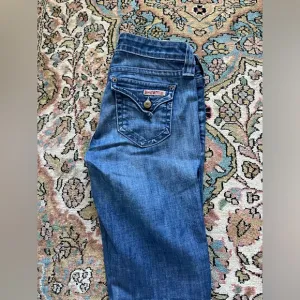 Hudson Sz 27 Viceroy Denim Bermuda Shorts Destroyed Blue Jean Flap Pocket $205!