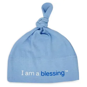 I am a blessing™ blue baby hat