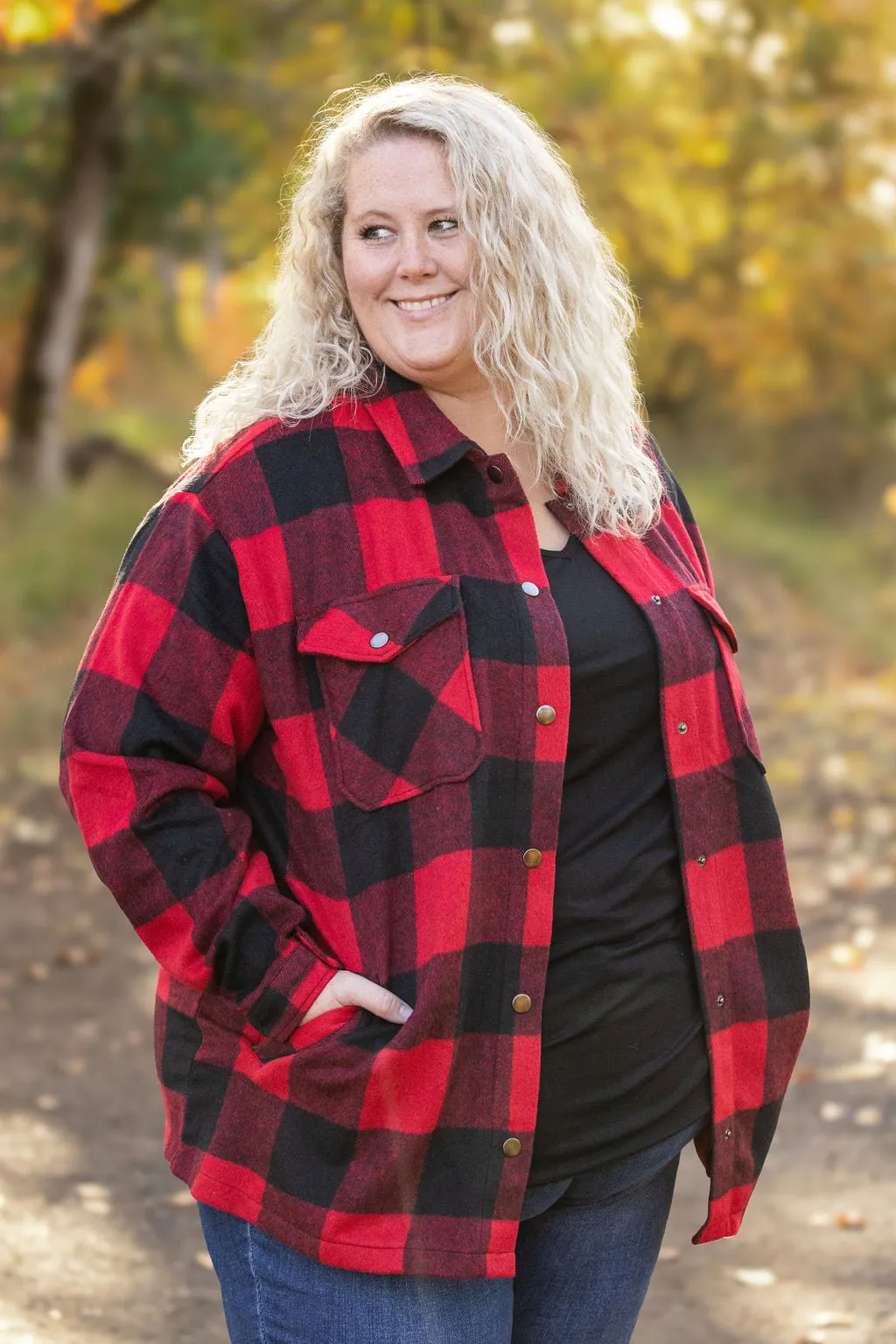 IN STOCK Norah Plaid Shacket - Buffalo Plaid FINAL SALE