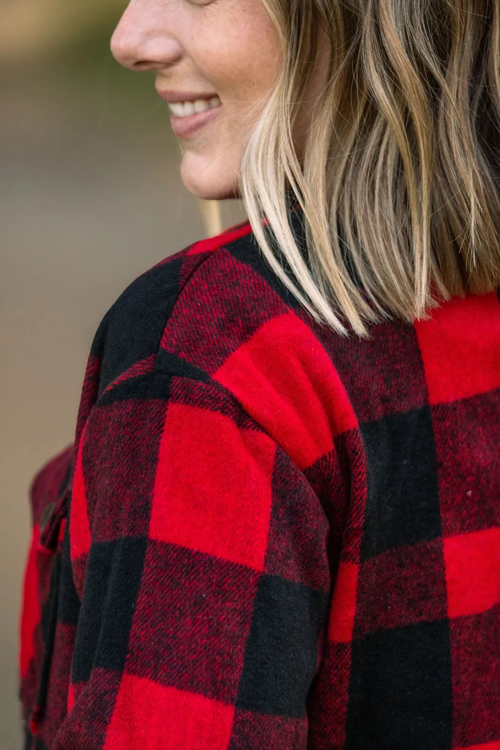 IN STOCK Norah Plaid Shacket - Buffalo Plaid FINAL SALE