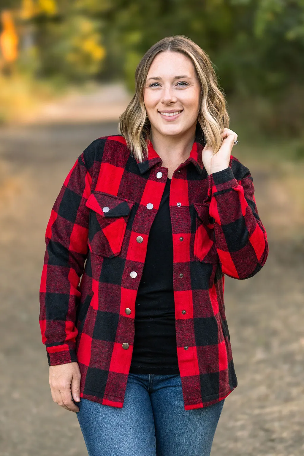 IN STOCK Norah Plaid Shacket - Buffalo Plaid FINAL SALE