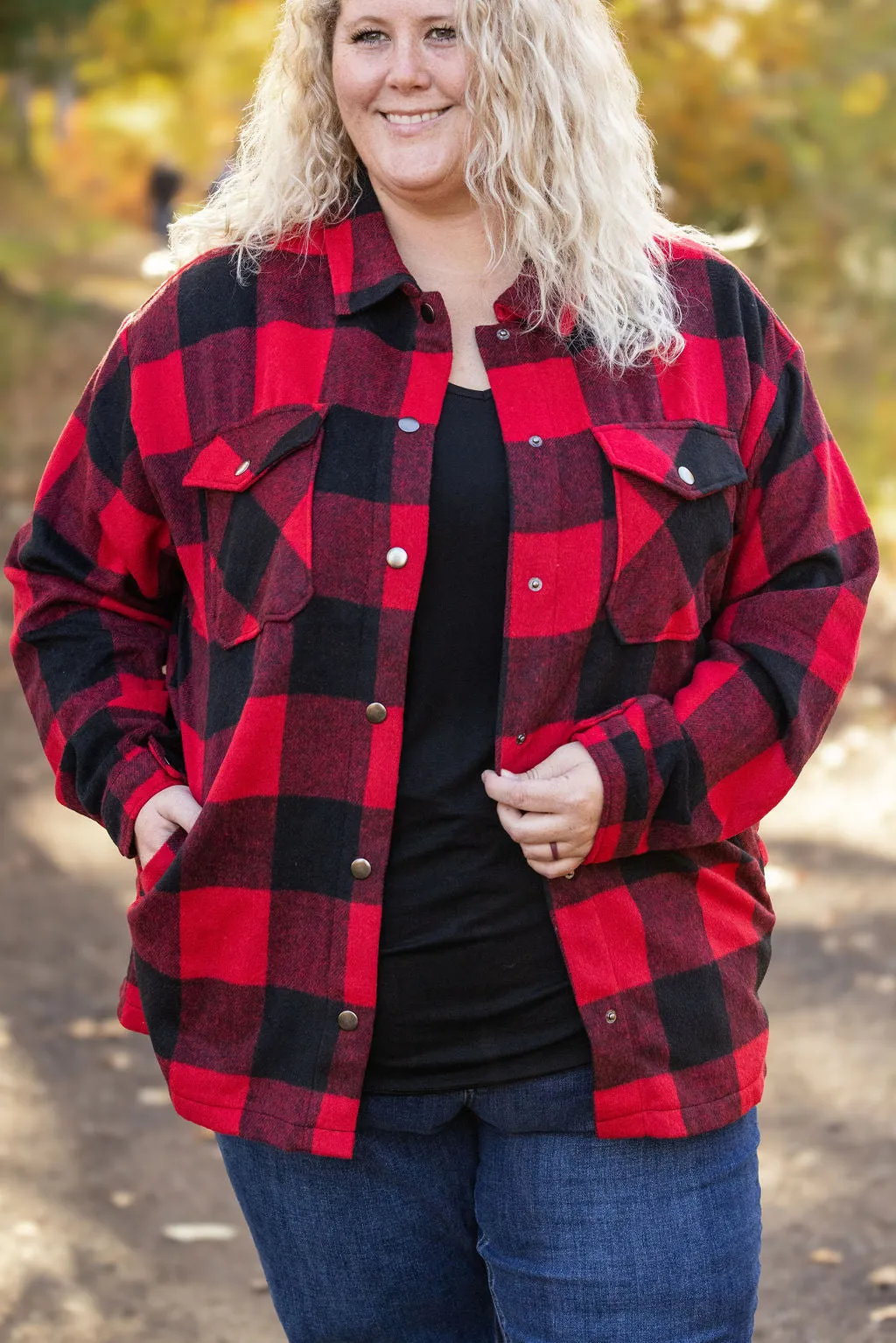 IN STOCK Norah Plaid Shacket - Buffalo Plaid FINAL SALE
