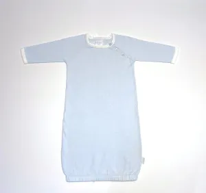 Infant Sleeper- Light Blue with White Trim