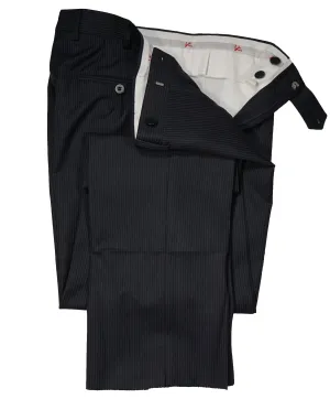 ISAIA - Navy Stripe Flat Front Dress Pants NUOVA Base “S” - 31W