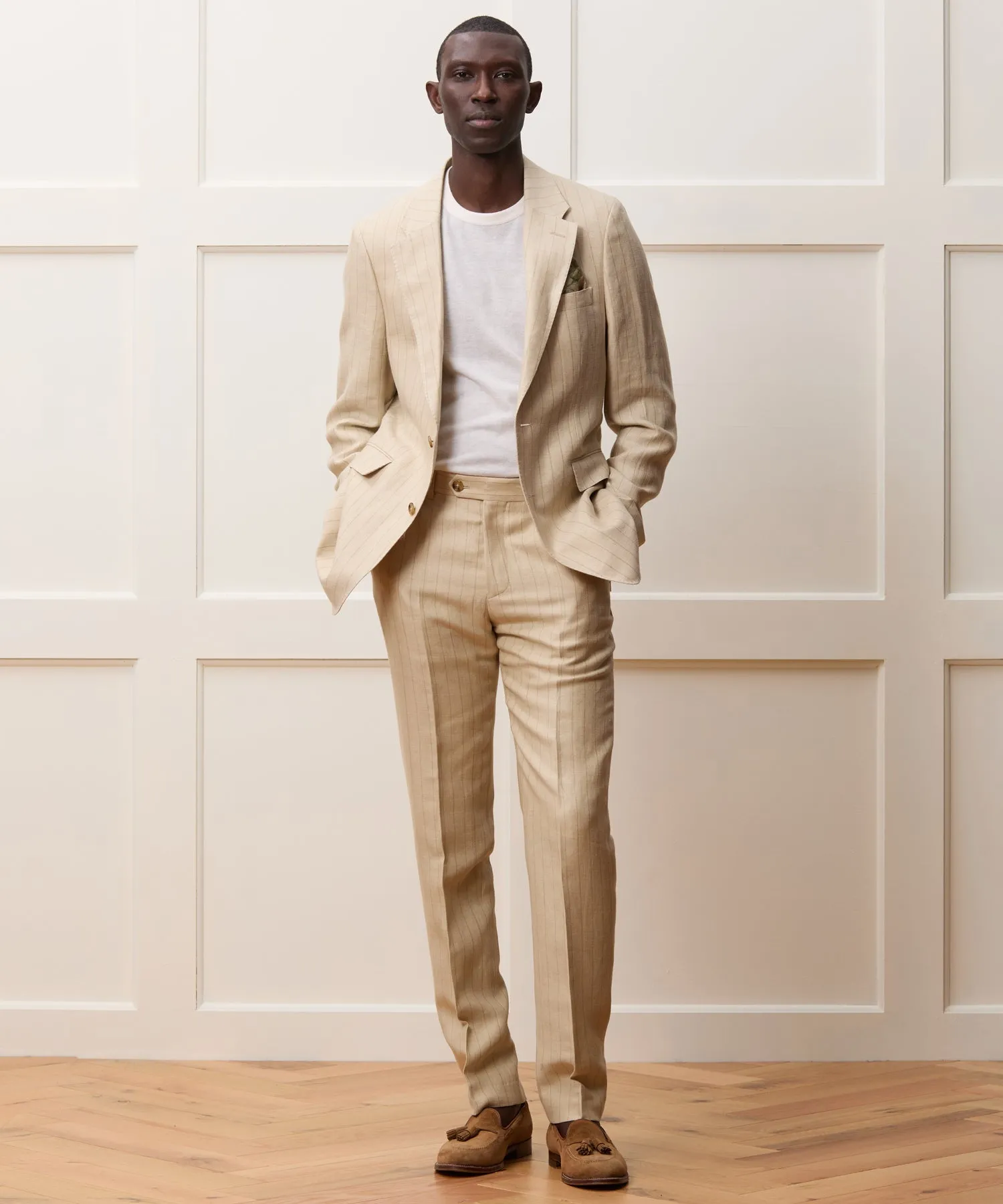 Italian Linen Silk Sutton Trouser