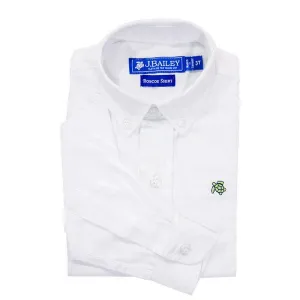 J. Bailey Roscoe White Oxford Button Down