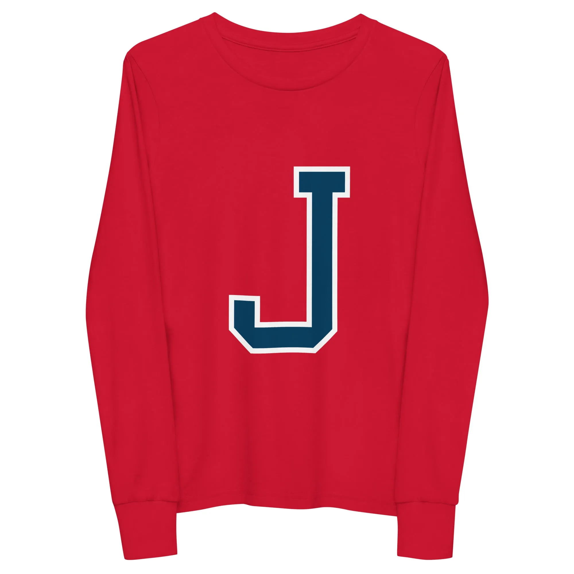 J -  Sustainably Made Kids Long Sleeve T-shirt