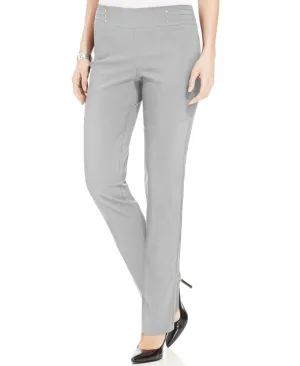 JM Collection Petite Studded Tummy Control Pull On Pants