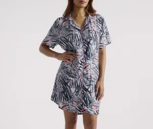 Jockey® Shadow Palms Woven Viscose Sleepshirt
