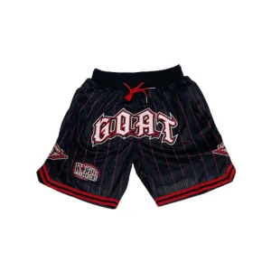 JORDAN CHICAGO GOAT PINESTRIPE BASKETBALL SHORTS