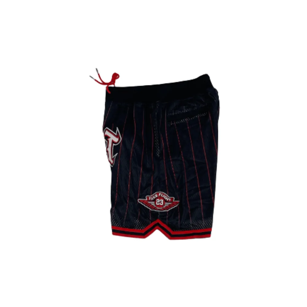 JORDAN CHICAGO GOAT PINESTRIPE BASKETBALL SHORTS
