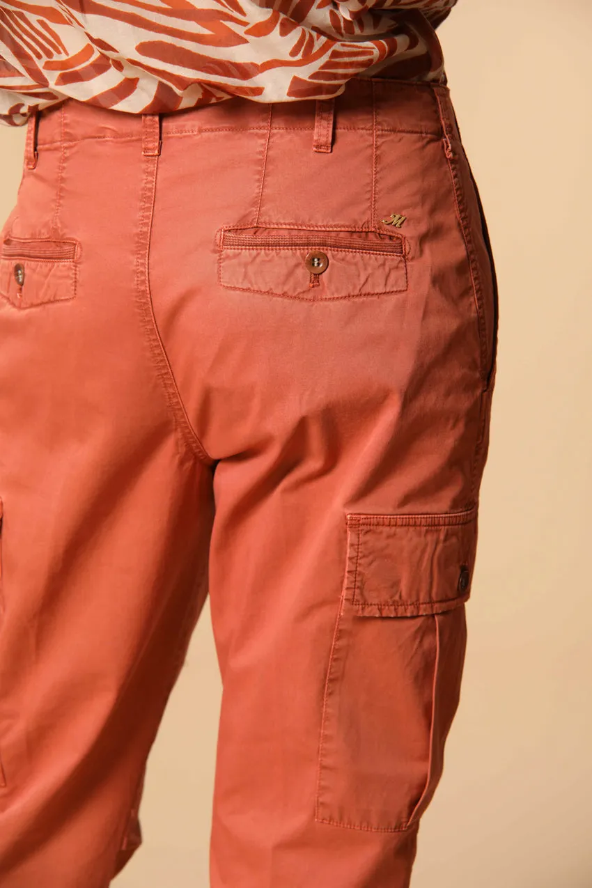 Judy Archivio women's cargo pants stretch cotton twill relaxed fit