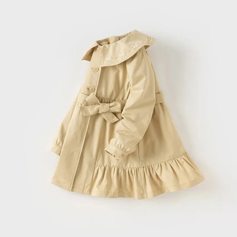 Julia Frilled Trench Coat