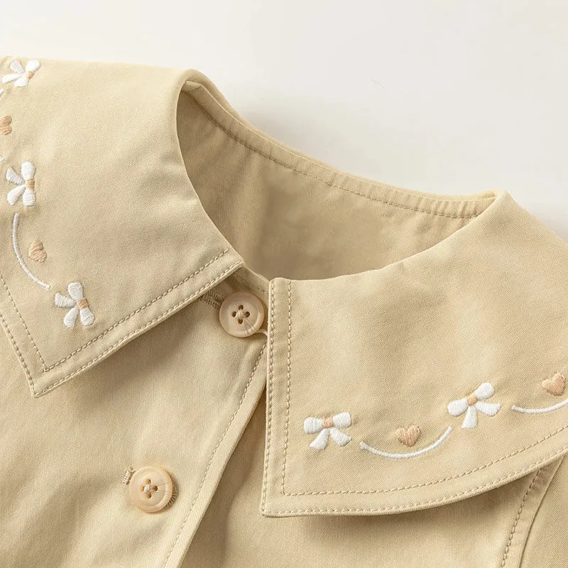 Julia Frilled Trench Coat