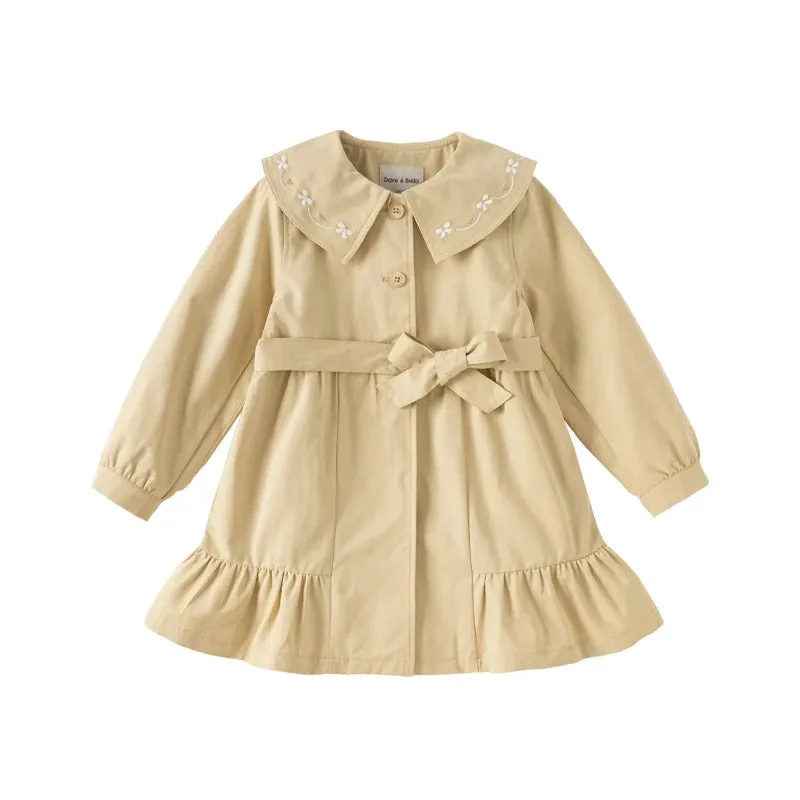 Julia Frilled Trench Coat
