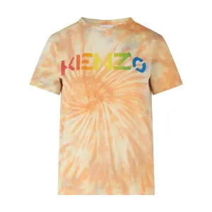 Kenzo Men's Tie Dye Logo Relaxed T-Shirt
