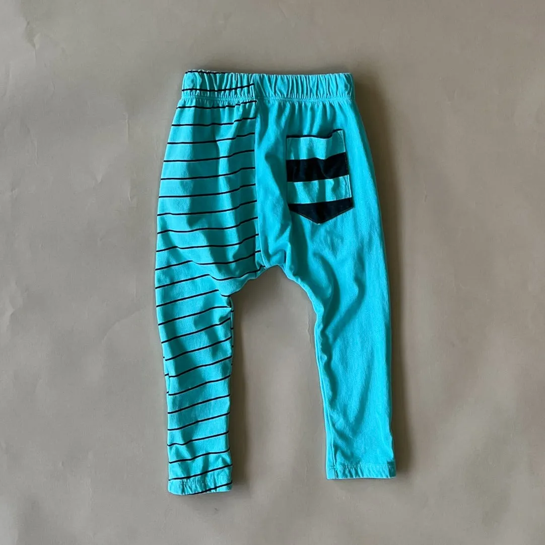 Keo-Pinstripe Pant | Aqua