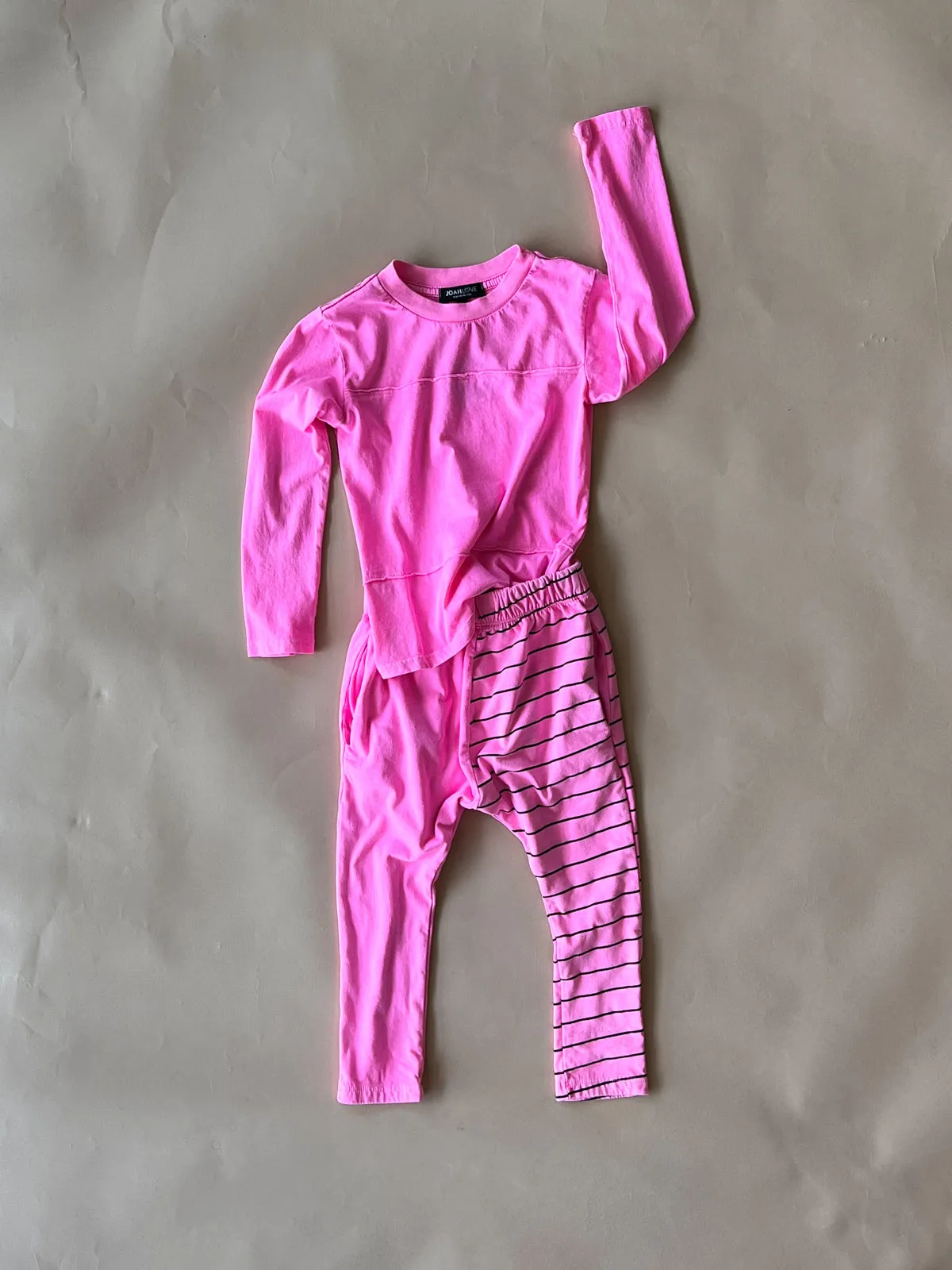 Keo-Pinstripe Pant | Pink