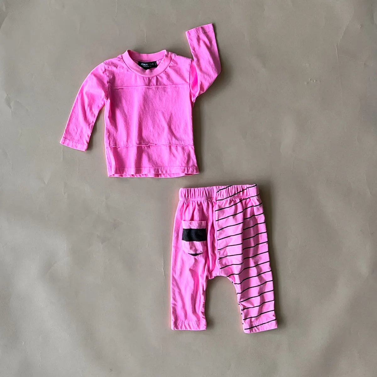 Keo-Pinstripe Pant | Pink
