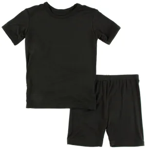 KicKee Pants Solid Zebra S/S Pajama Set with Shorts