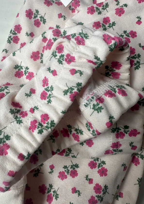KIDS CLASSIC PYJAMA SET | TEA FLORAL, COL. PEACH