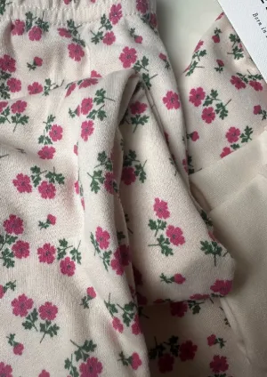 KIDS CLASSIC PYJAMA SET | TEA FLORAL, COL. PEACH