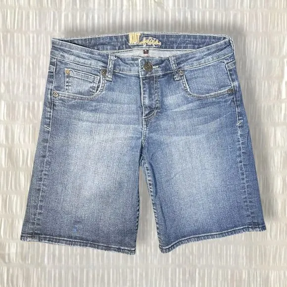 Kut from the Kloth Bermuda Blue Denim Shorts Women’s Size 6 – Medium Wash